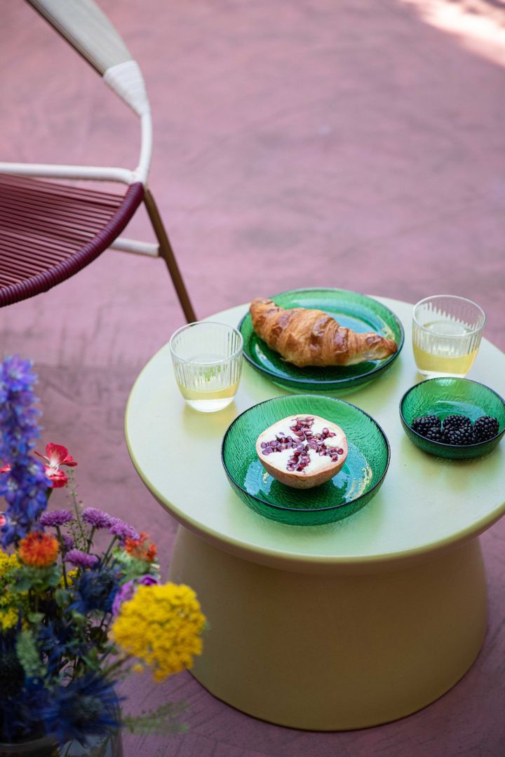 HKLIVING   Earthenware XL Bijzettafel