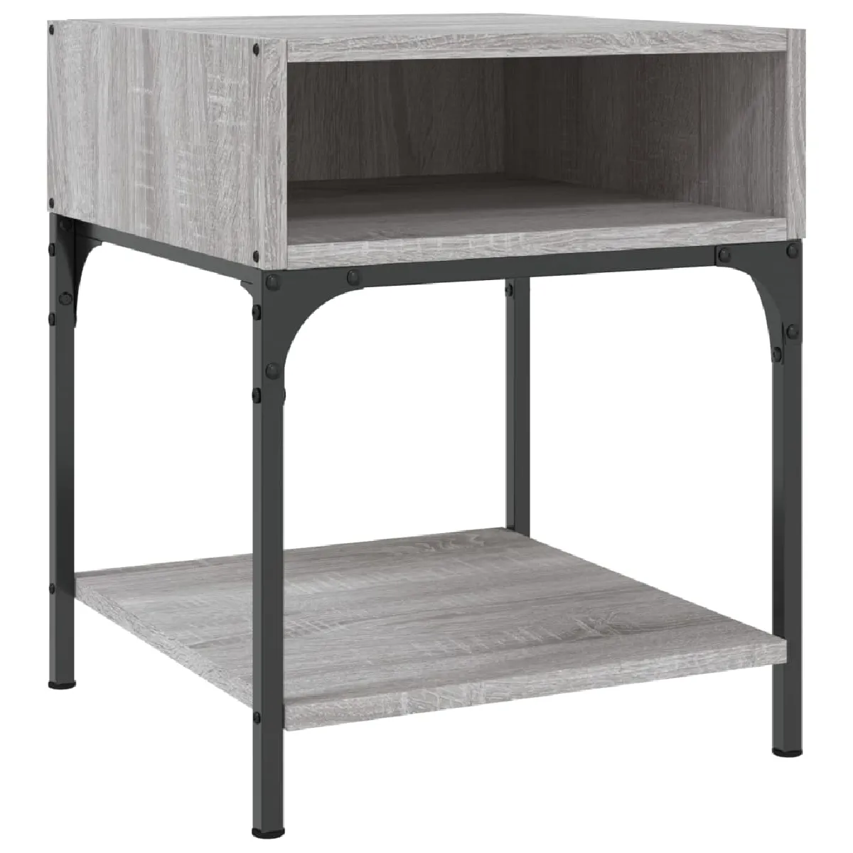 VIDAXL Tables de Chevet Sonoma Gris Bois d'Ingénierie