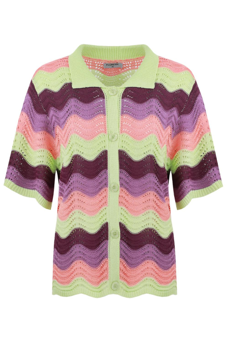Fluresk multi color dames blouse