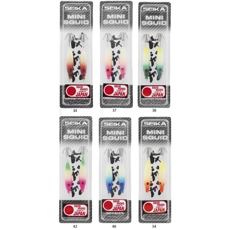 Turlutte Seika Predator Fishing Mini Squid Soft Transparent - 9Cm