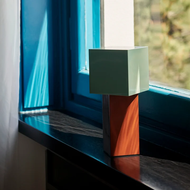 &Tradition - Pivot Portable ATD7 Akkuleuchte, rusty / mint