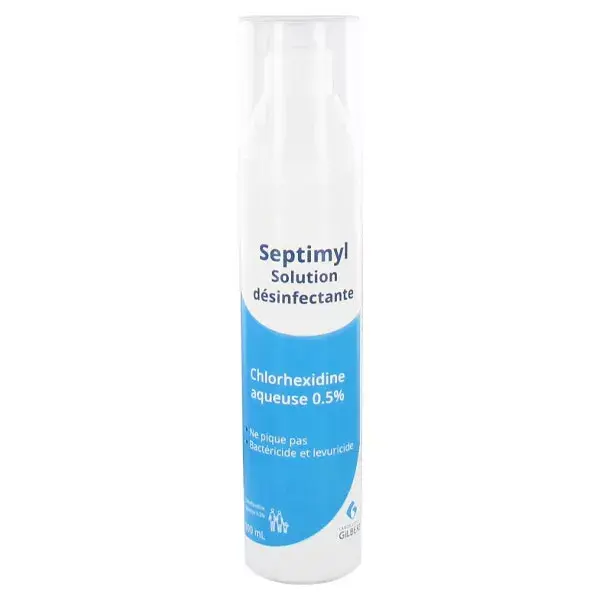 Solução desinfetante Septimyl da Gilbert Laboratories, 100 ml