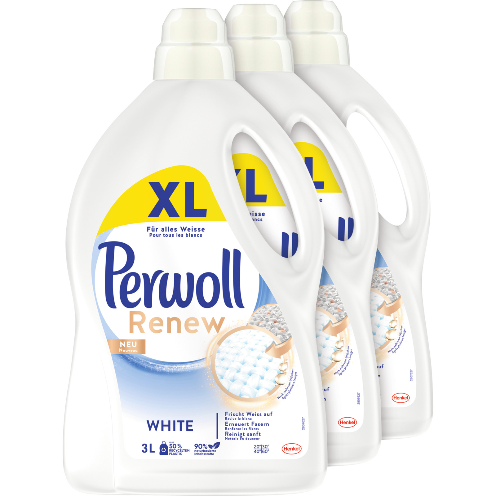 Perwoll White 3D 3x3l