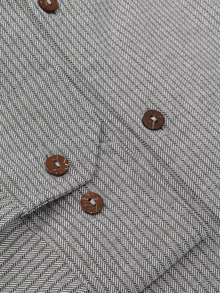 GWEIH & SILK Trachtenhemd ALPSEE  grau