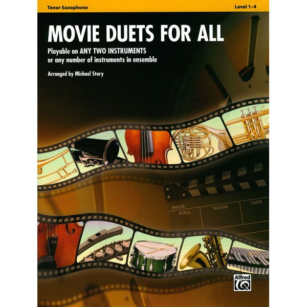 Alfred Music Publishing Movie Duets For All Tenor Sax