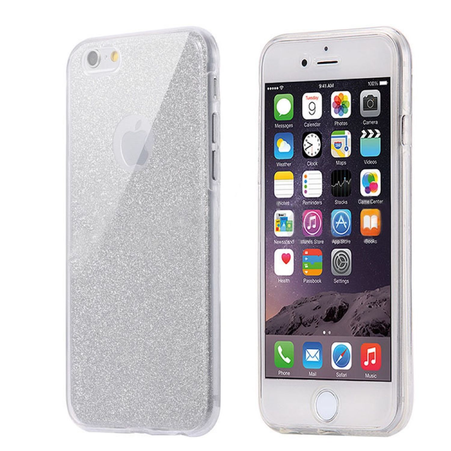 Apple iPhone 7 Plus / 8 Plus Hülle Case Handy Cover Schutz 360 Schtuzhülle Gold