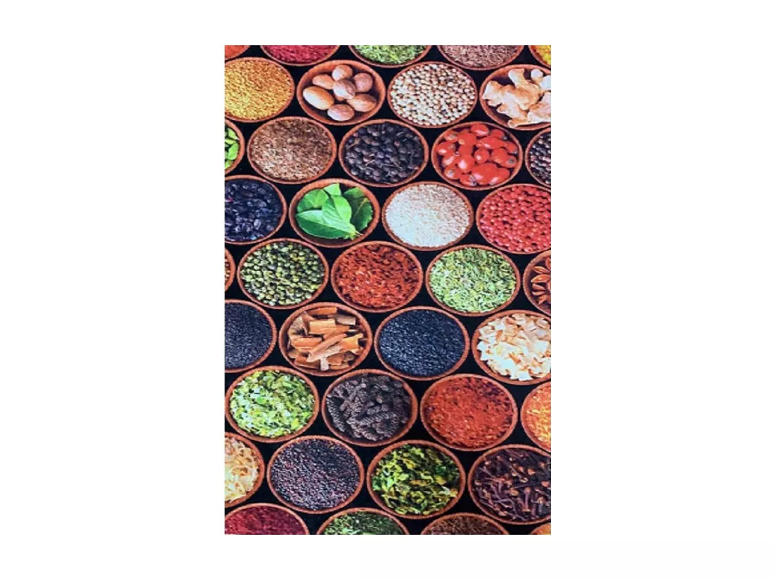 Tapis de cuisine 50x120 cm Polyester Kitch Misir