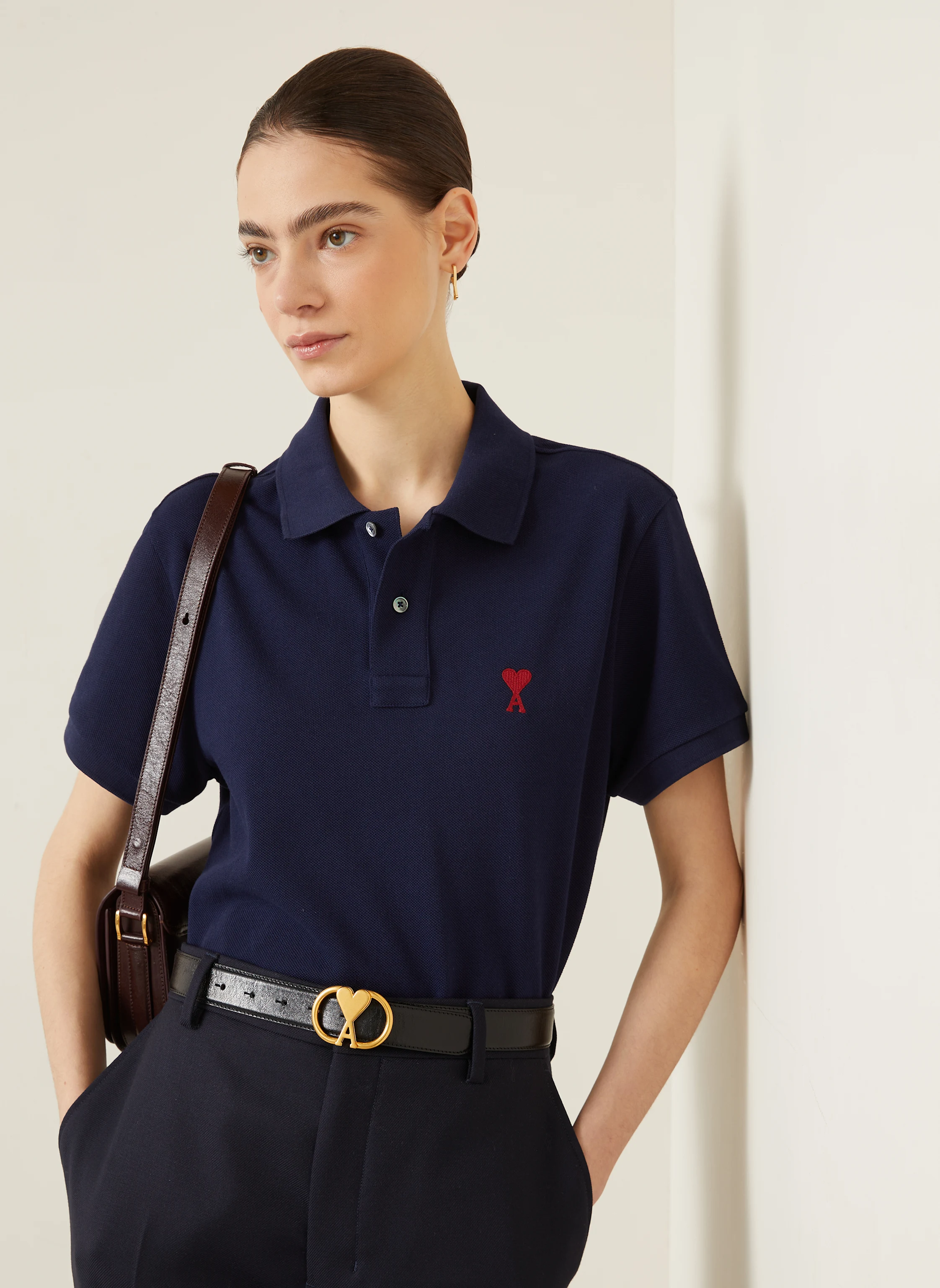 AMI PARIS Piqué-Poloshirt