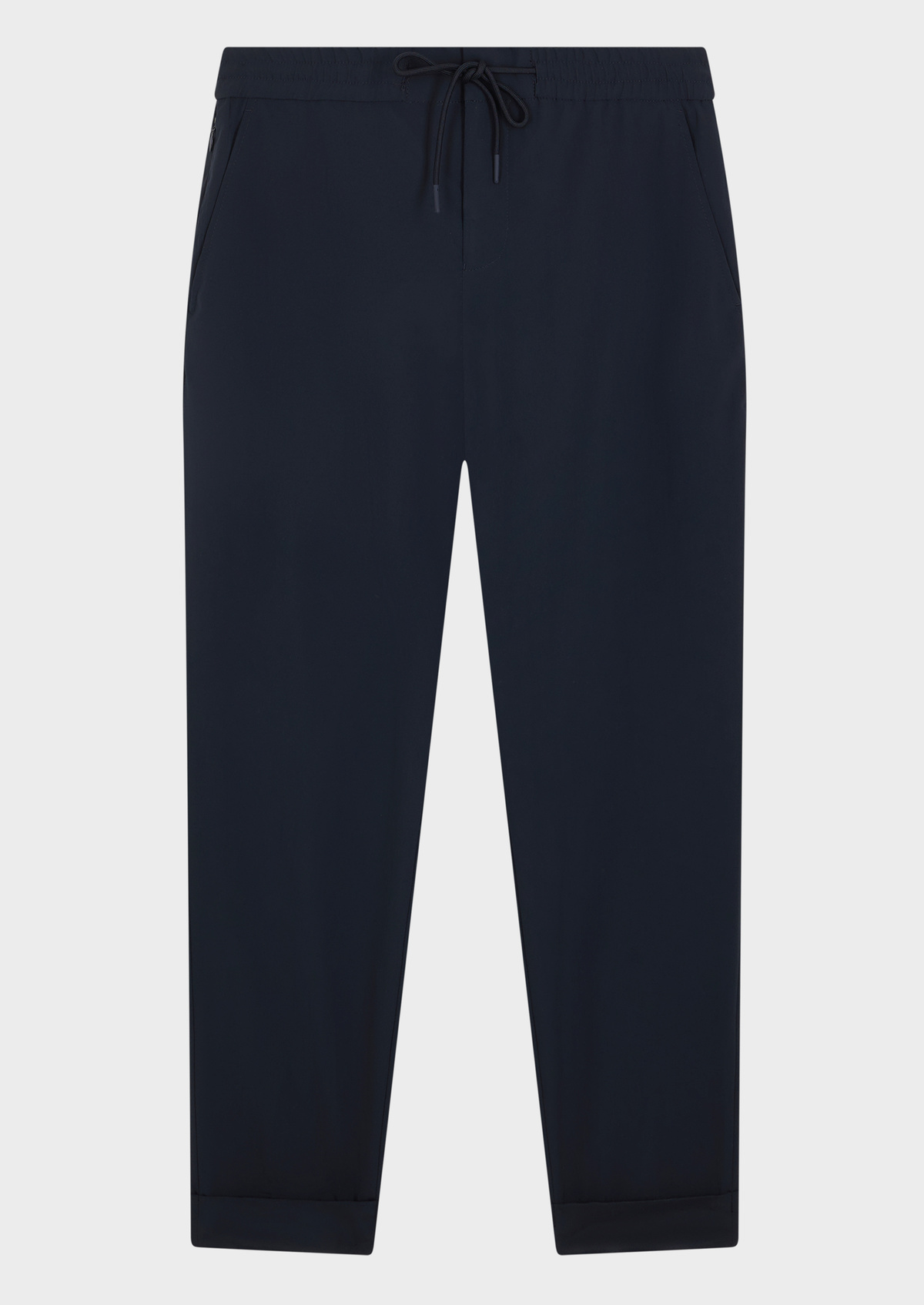 Pantalon casual Judicieux slack skinny uni bleu marine