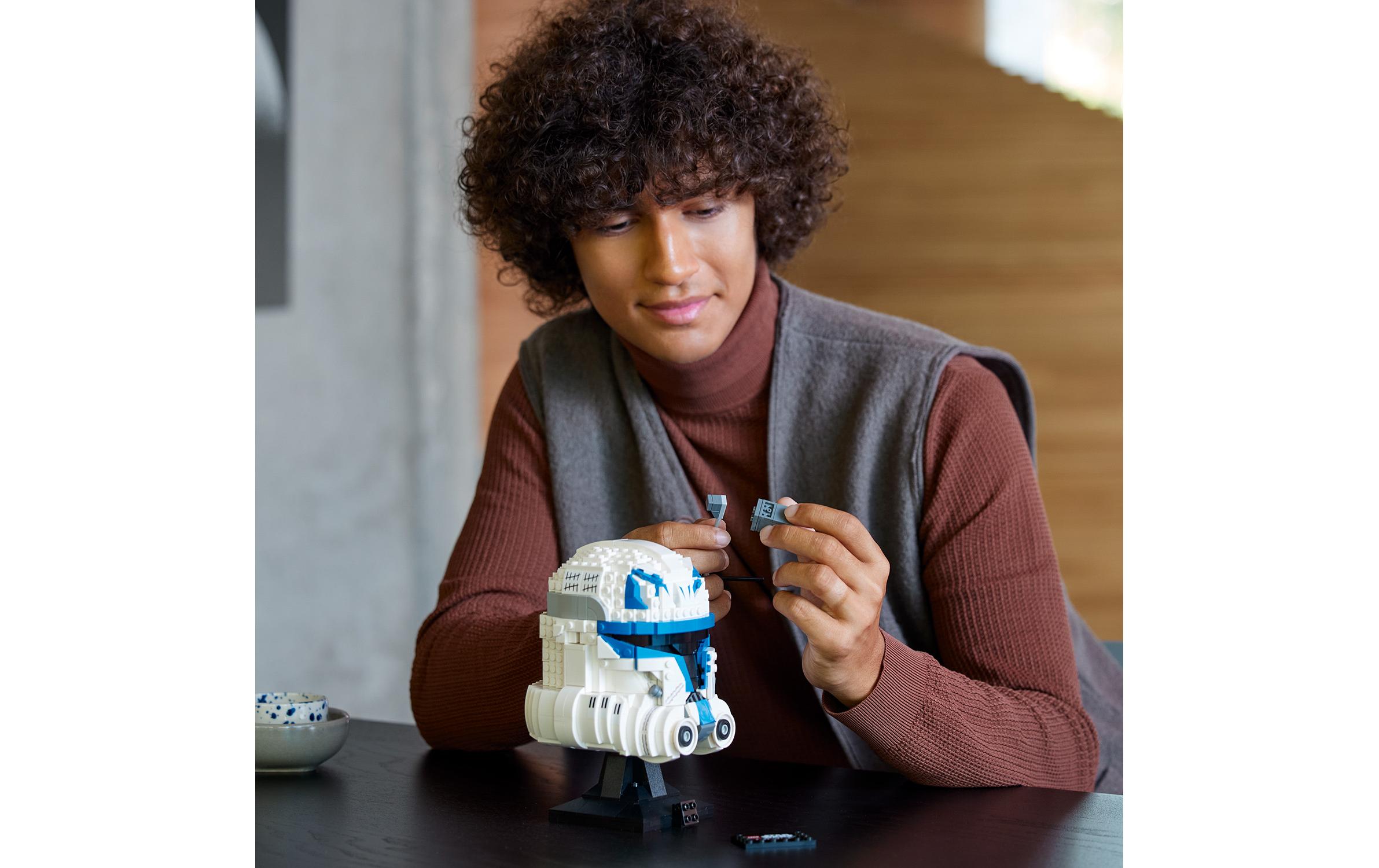 Star Wars Captain Rex Helm 75349Der Helm von Captain Rex zum Bauen und Ausstellen