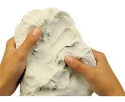 (500g) Modelliermasse Bastel Knete Lufttrocknender Ton - Weiss
