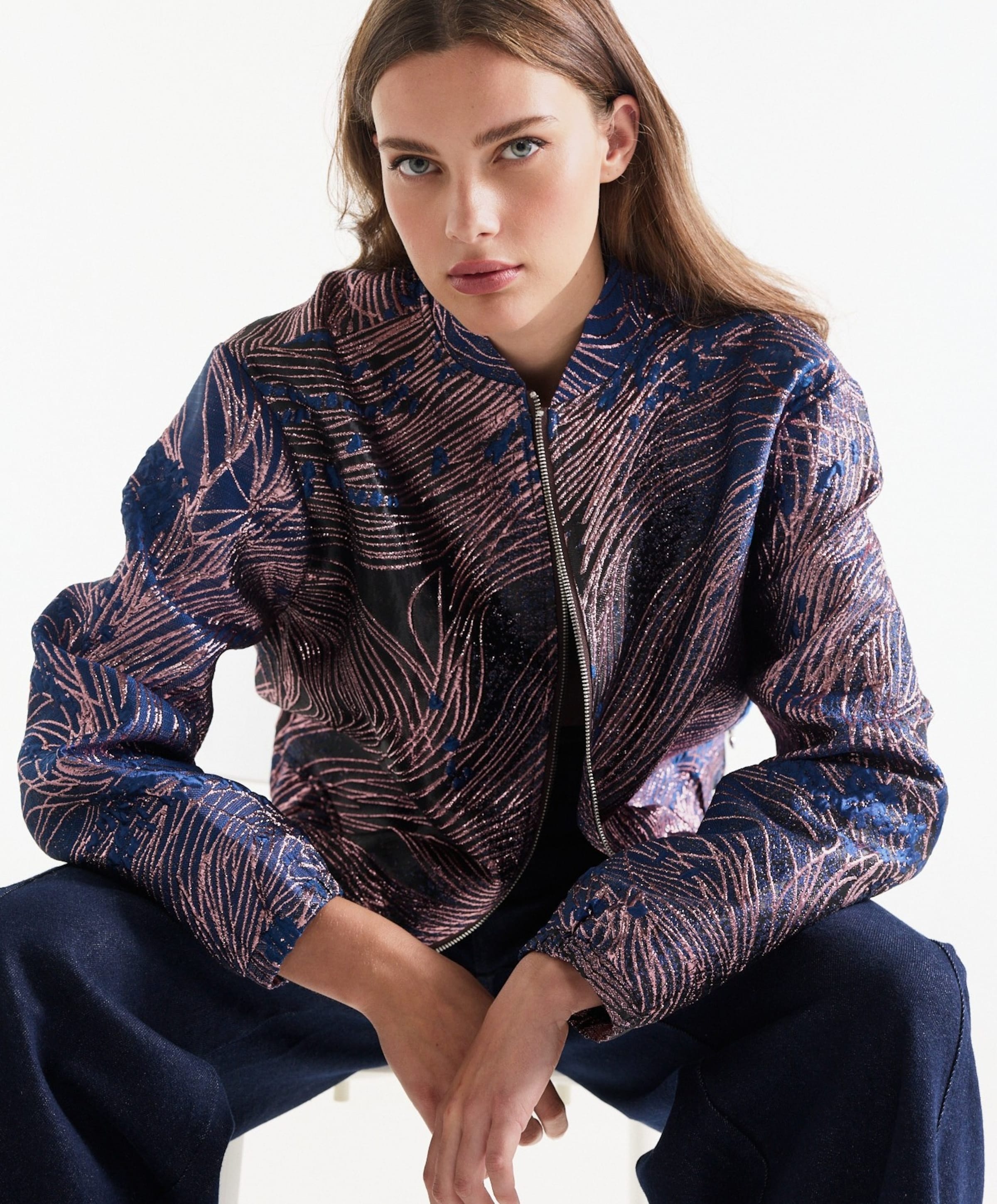JANSEN Amsterdam Dames jas blauw
