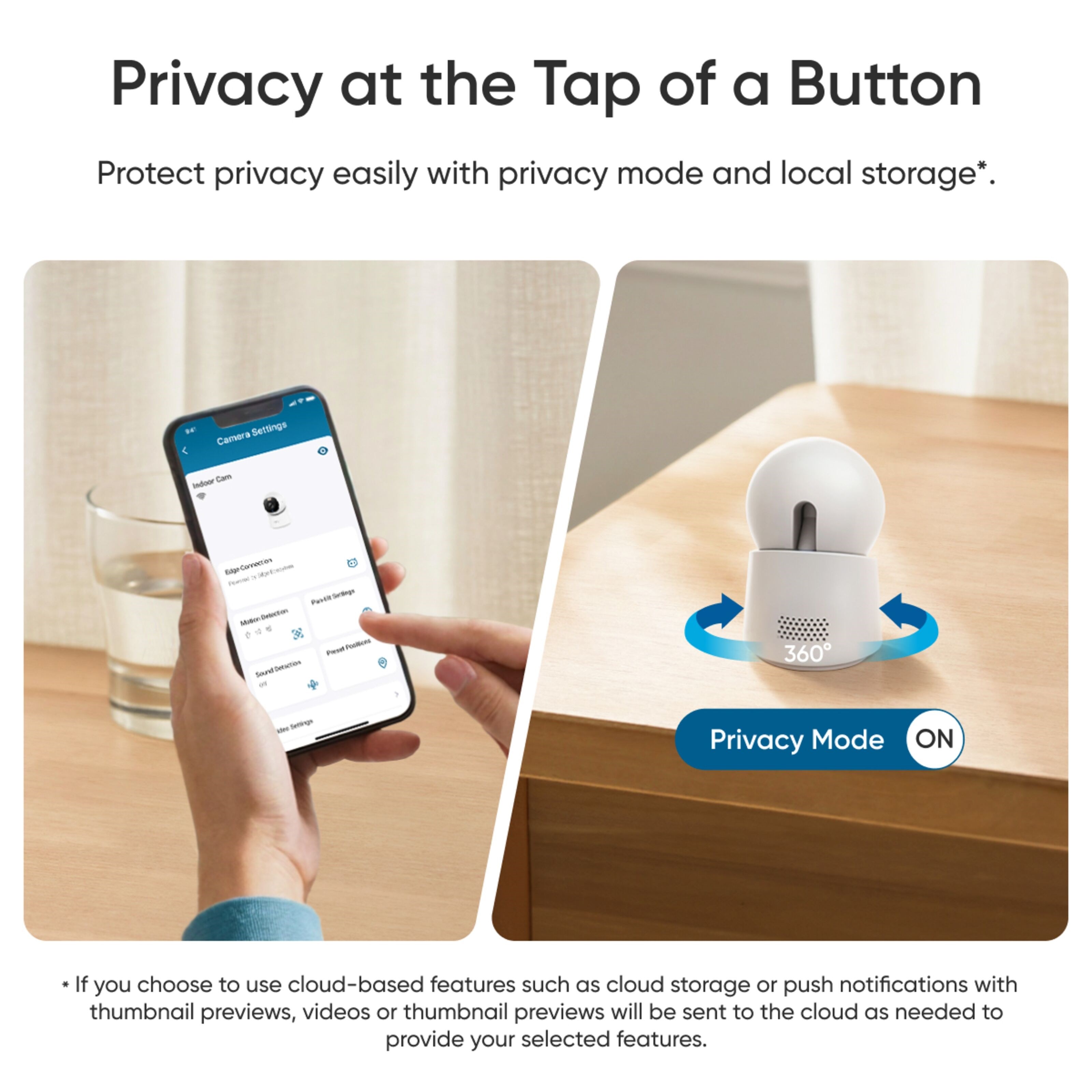 Eufy Indoor cam E30 trådløst overvåkningskamera 4K