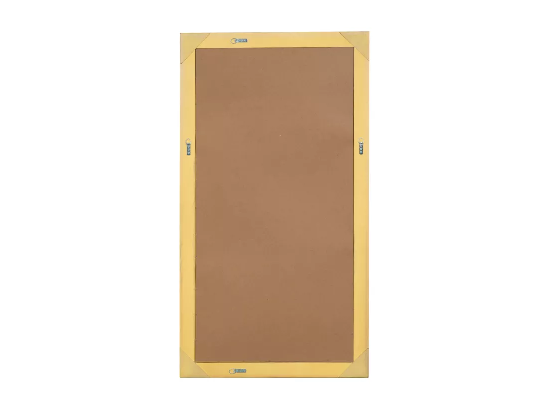 Miroir mural salle de bain, salon, chambre - Bois - 61x32 cm