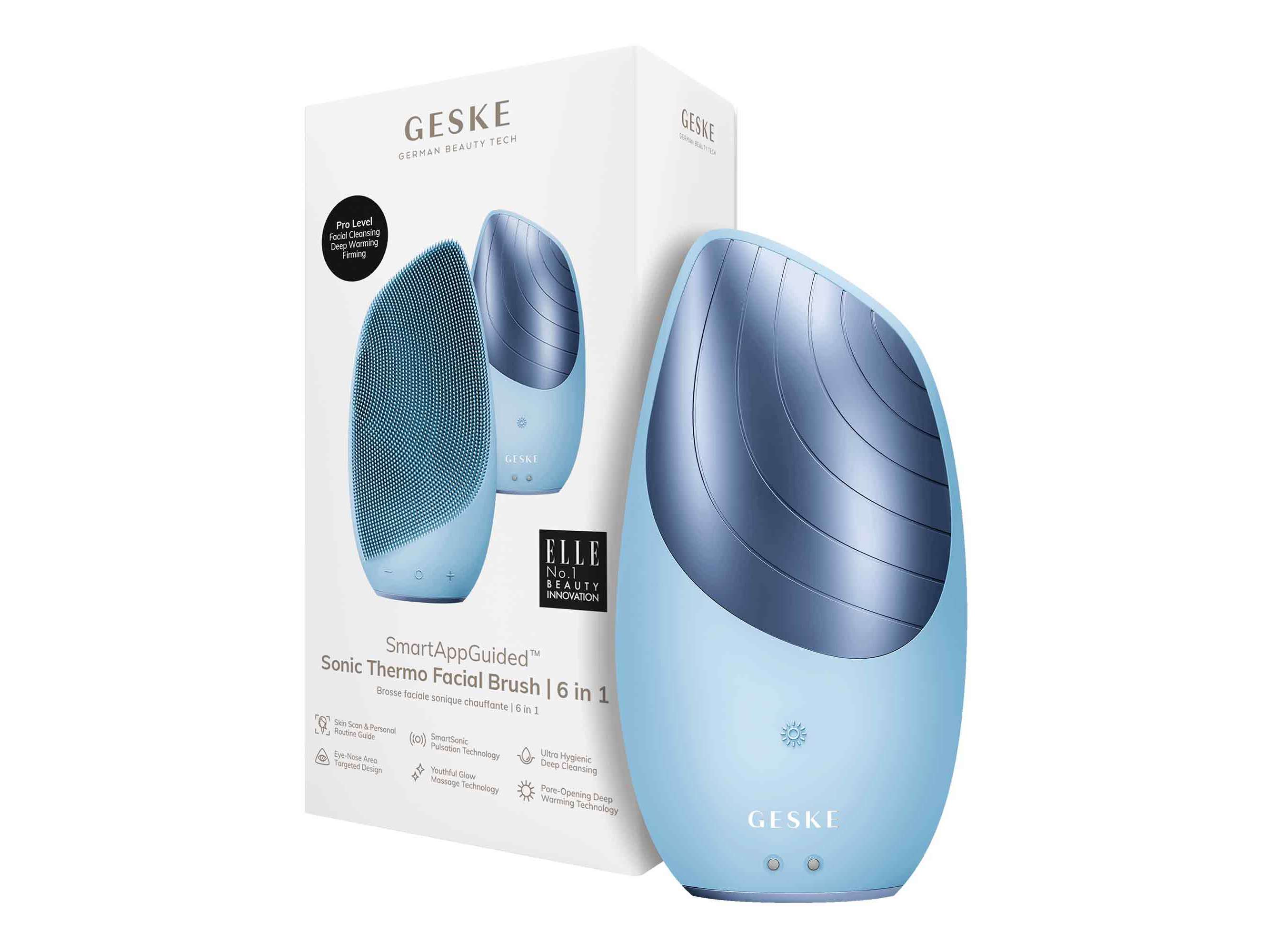 ESCOVA FACIAL GESKE THERMO 6EM1 AQUAMARINE