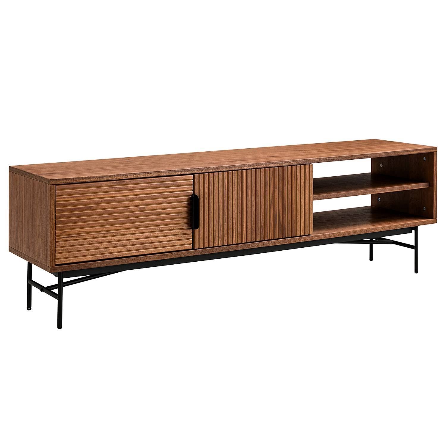Mørteens TV-Lowboard KNIVS 160 cm Front & Korpus MDF Mitteldichte Holz