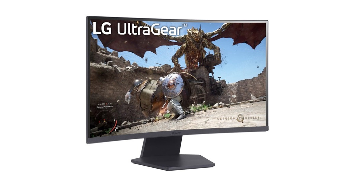 LGUltraGear 27GS60QC-B Curved Gaming monitor 27