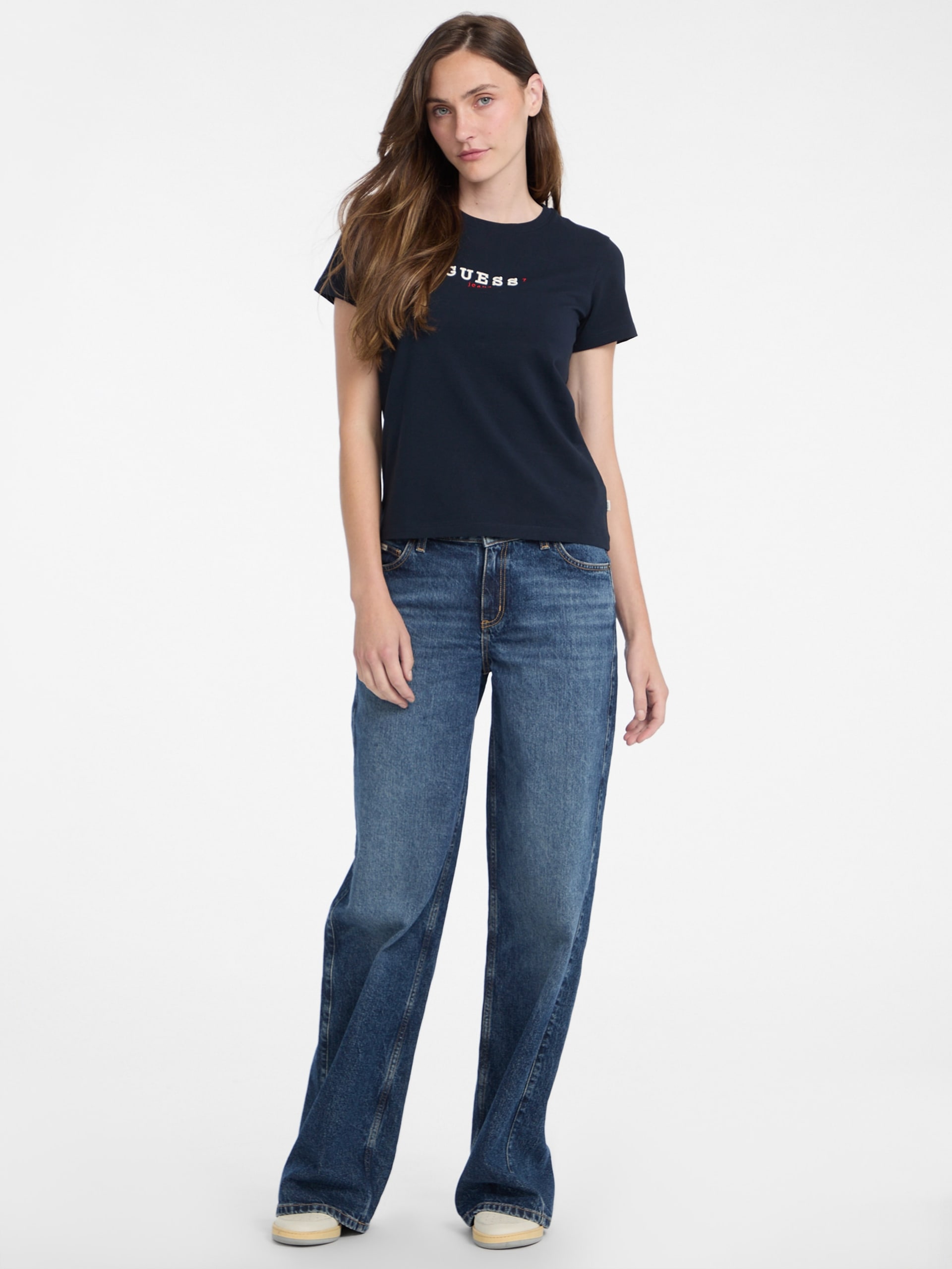 Camiseta de gola redonda