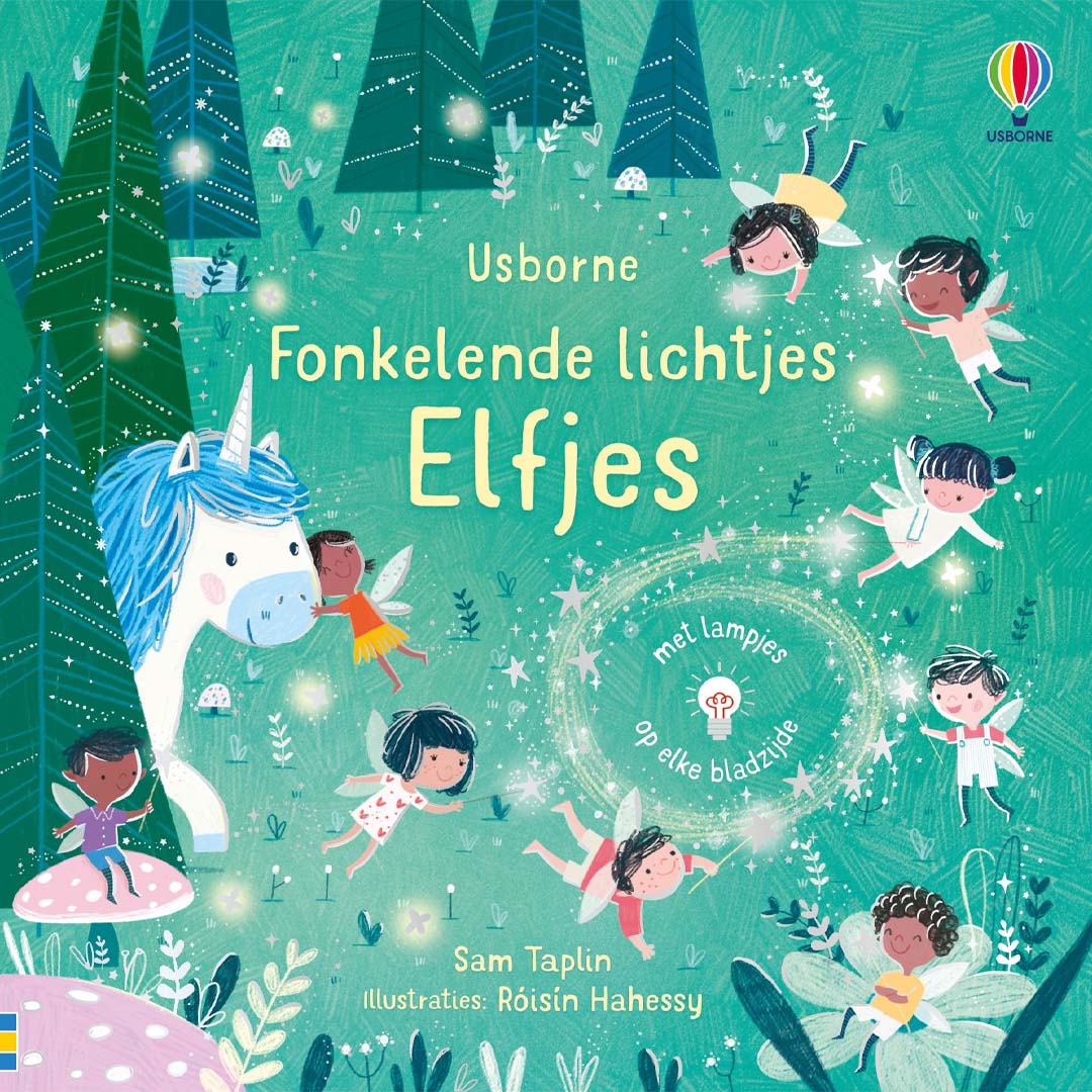 Uitgeverij usborne lichtjesboek elfjes