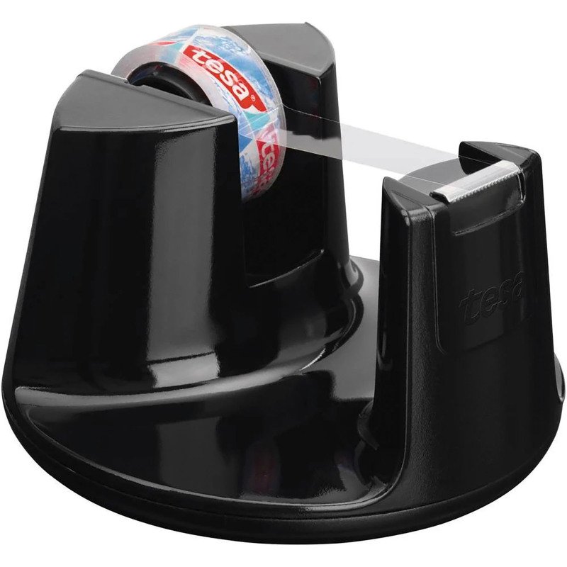Dévidoir de bureau Easy Cut Compact, équipé, noir