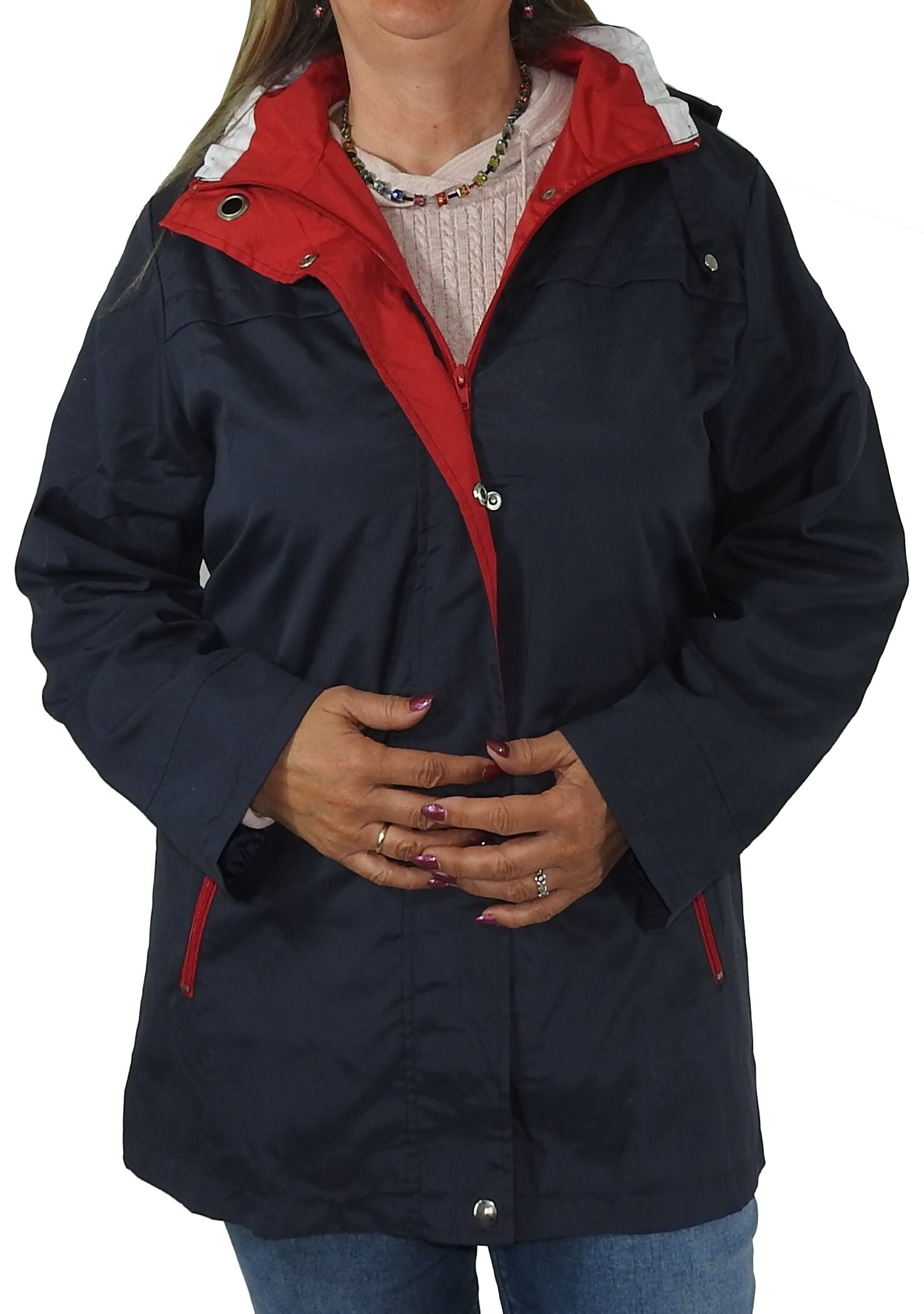 Damen Übergangsjacke blau