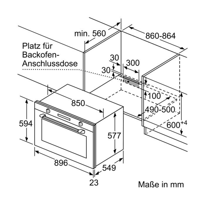 Siemens Einbau-Backofen iQ500 VB578D0S0