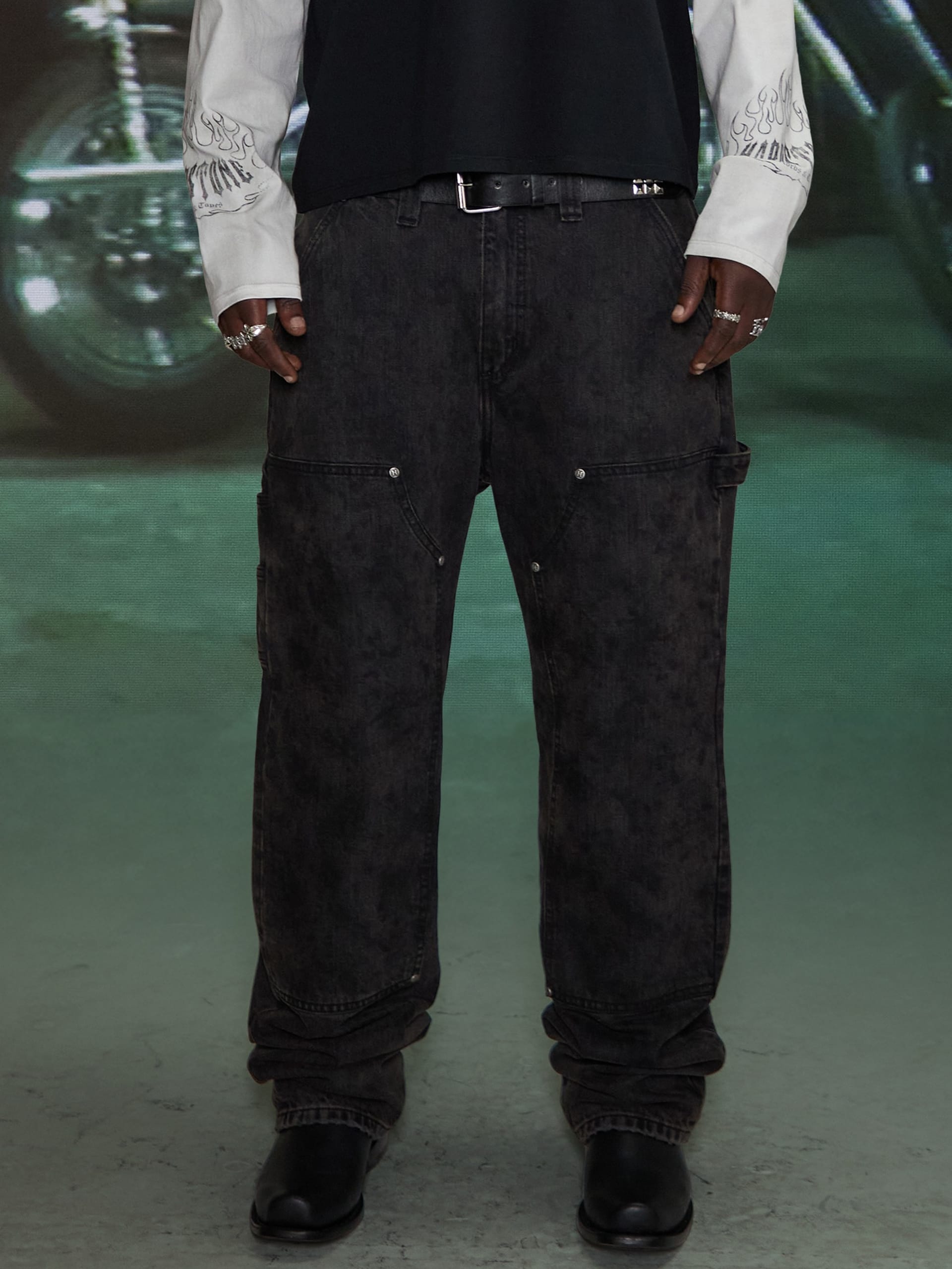 Calça jeans HARDSTONE Denim Carpenter
