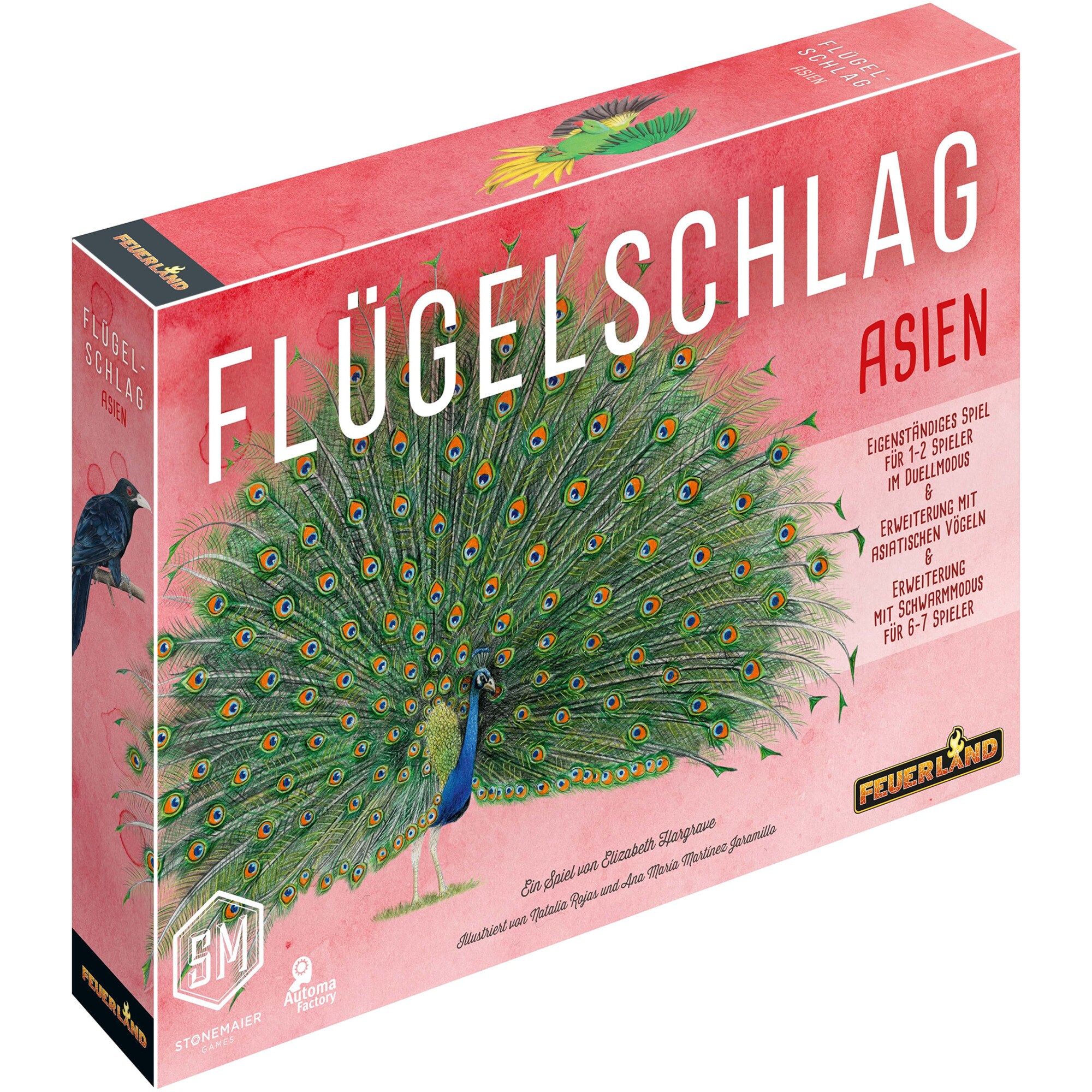 Pegasus Brettspiel Flügelschlag: Asien-Erweiterung