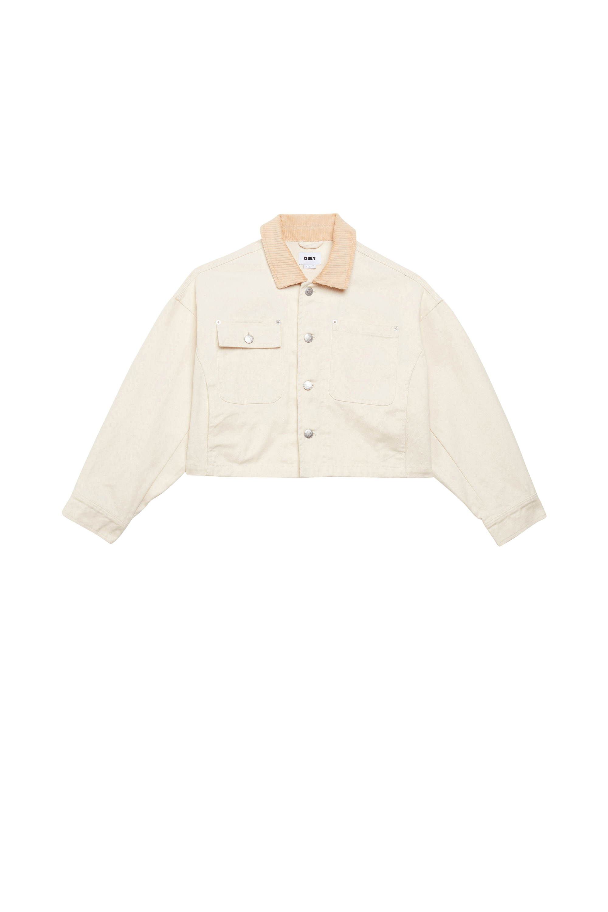 OBEY veste TRUDY WORK Beige