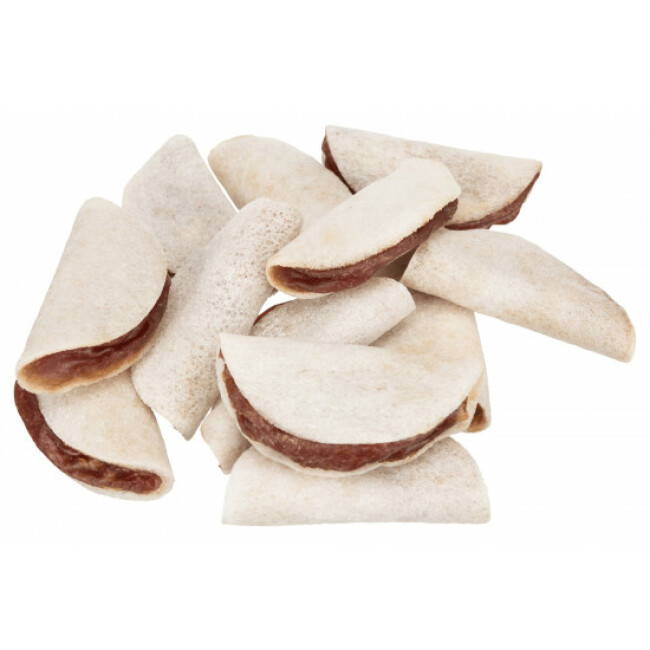 Friandises pour chien Tacos peau de boeuf fourrée