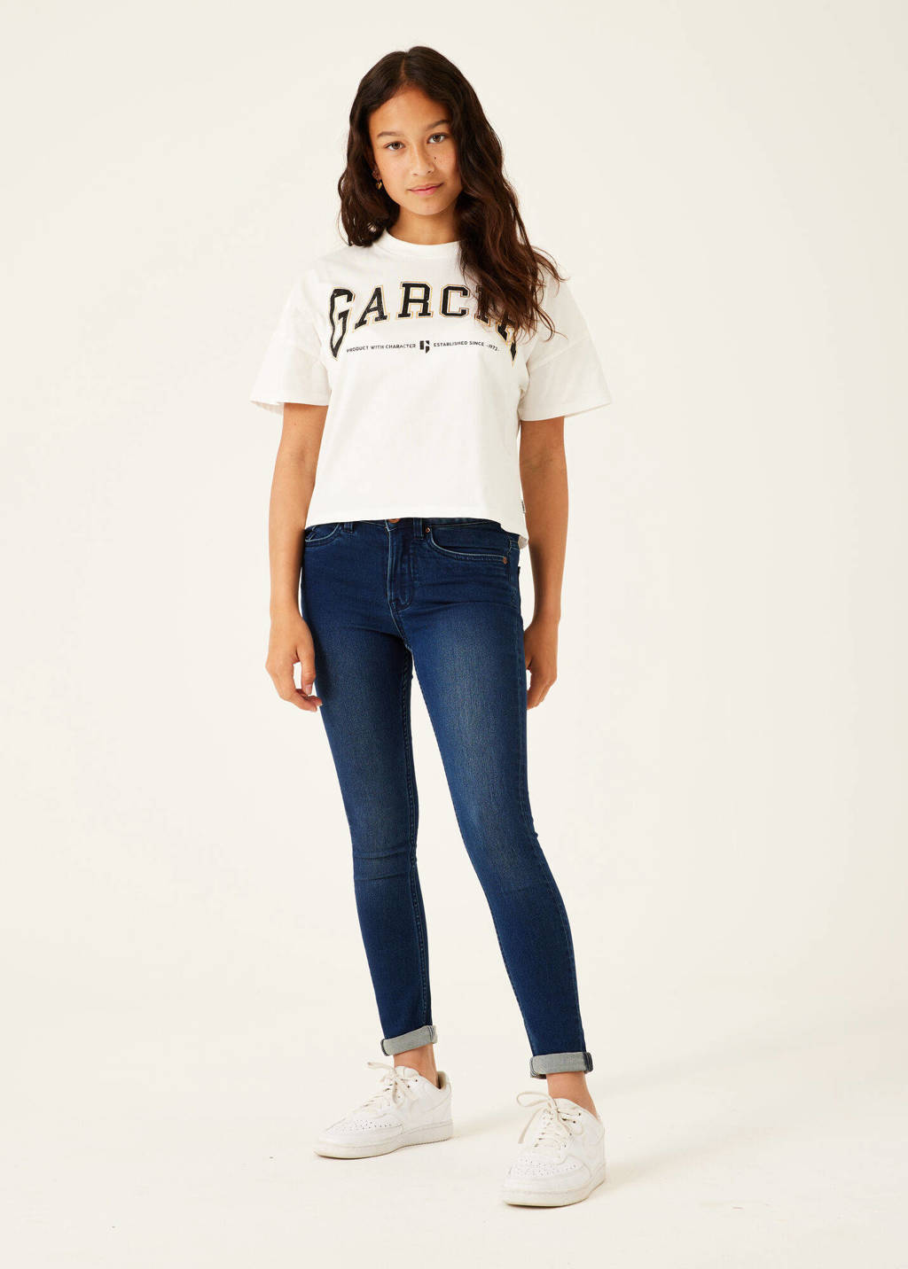 Garcia high waist skinny jeans Rianna 570 dark used