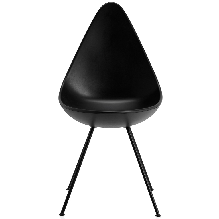 Fritz Hansen Drop Chair stoel Zwart