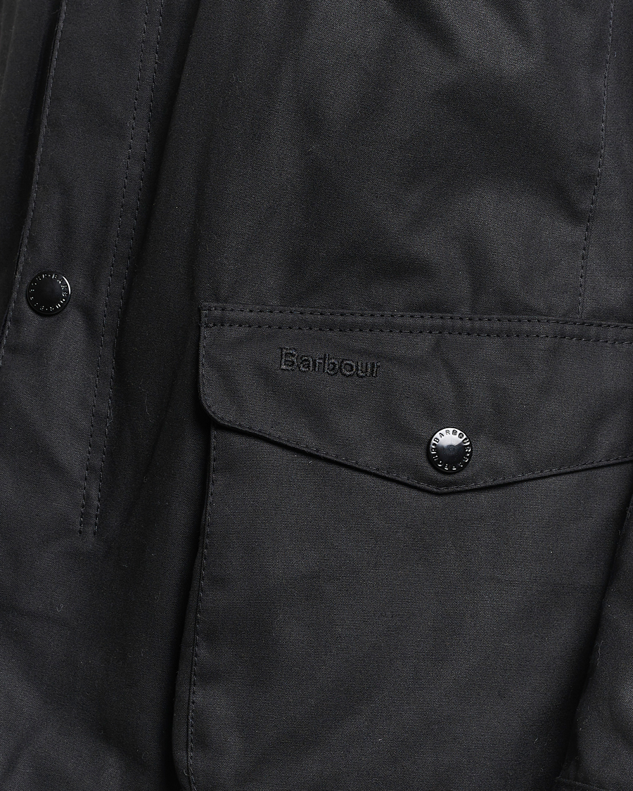 Barbour Lifestyle Ogston Waxed Jacket Black