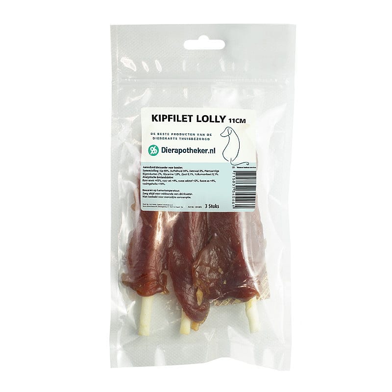 Dierapotheker Kipfilet Lolly 3 stuks | 13279