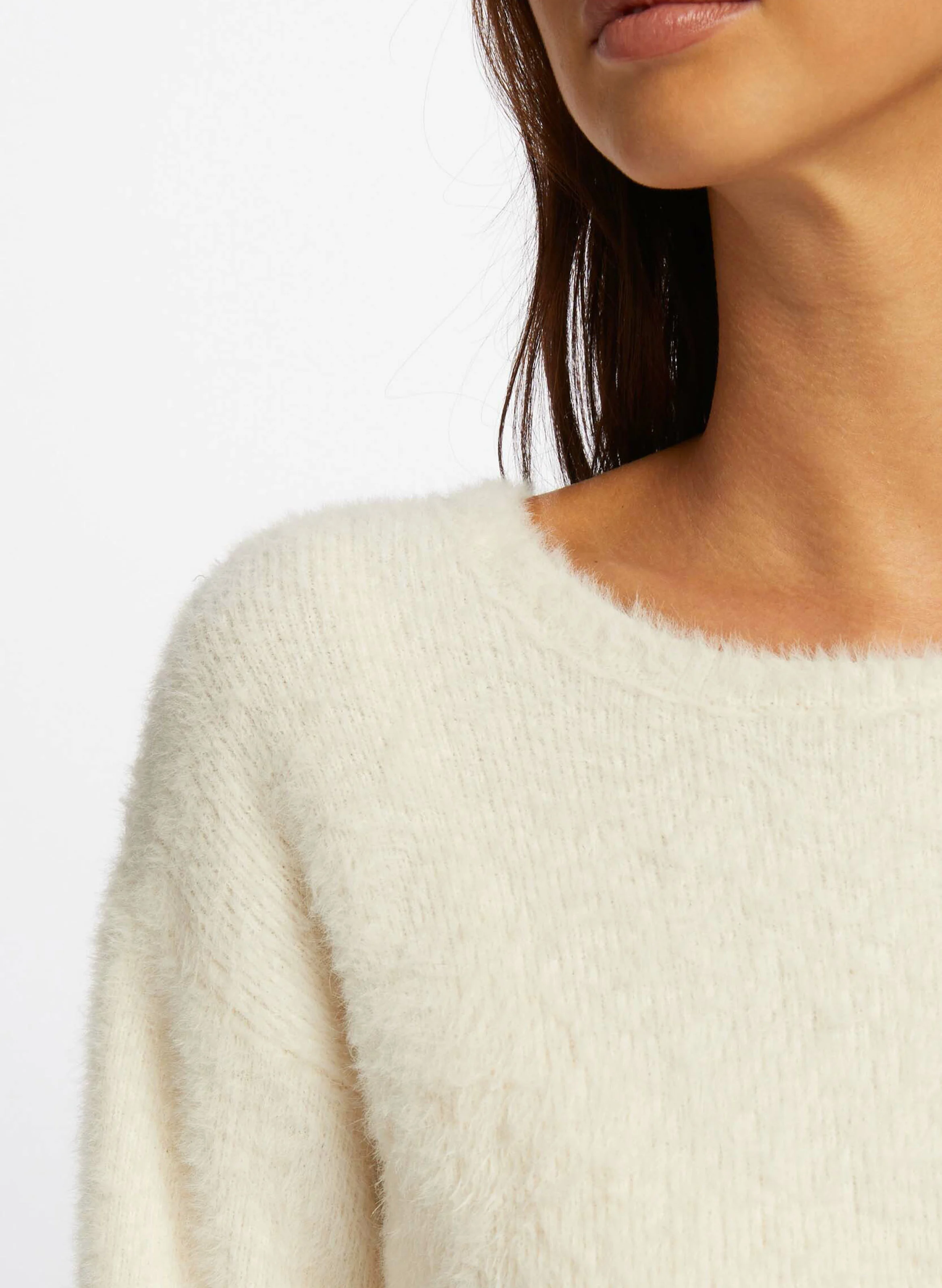 RMONA - Robe midi col rond | Beige
