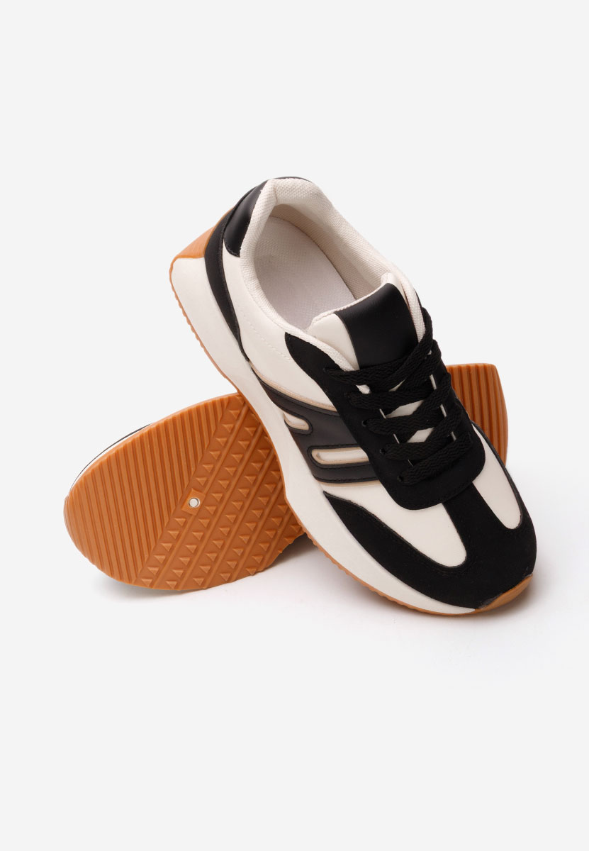 Baskets pour femme noirs Karole