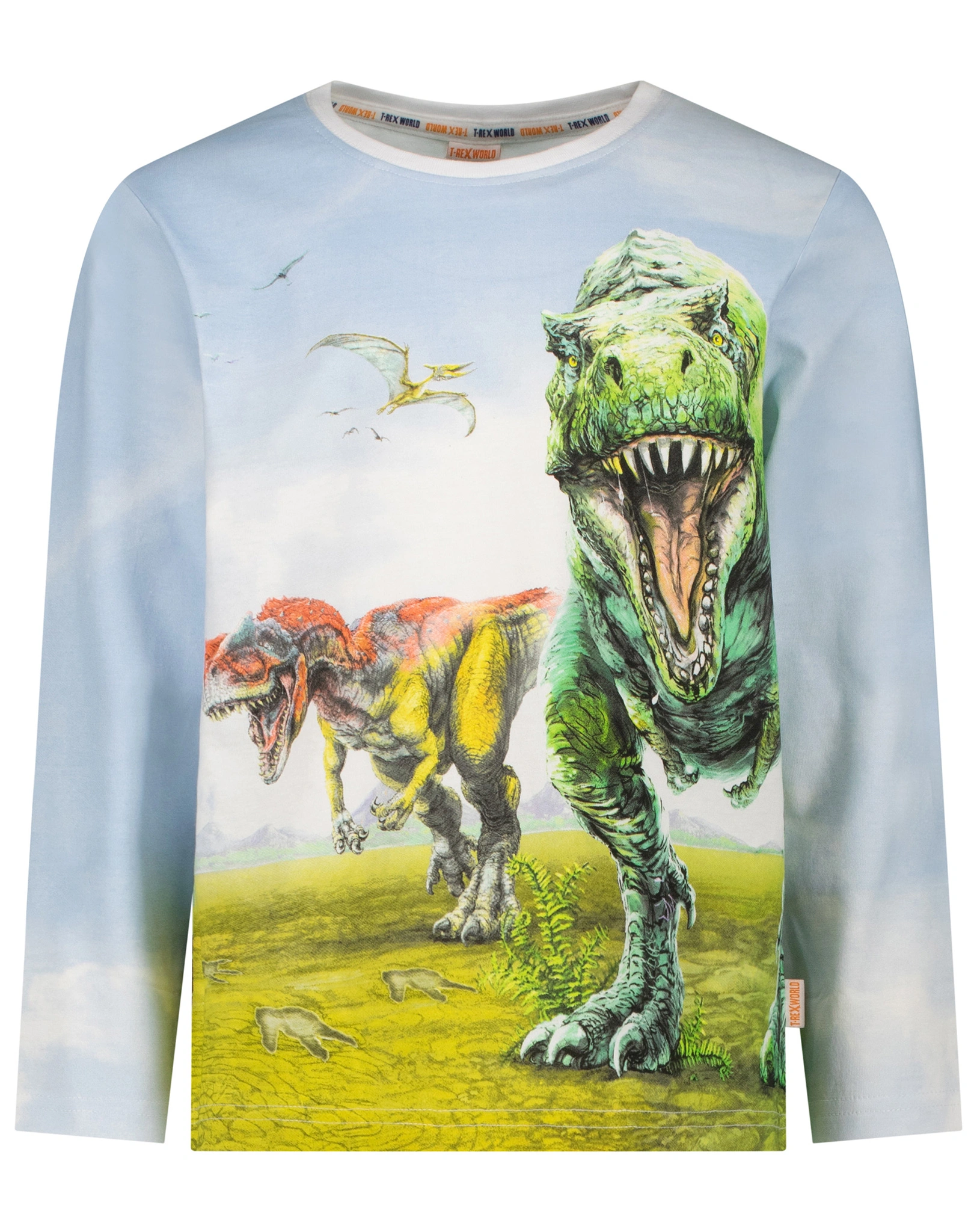 Langarm-Shirt TEAM T-REX in light blue