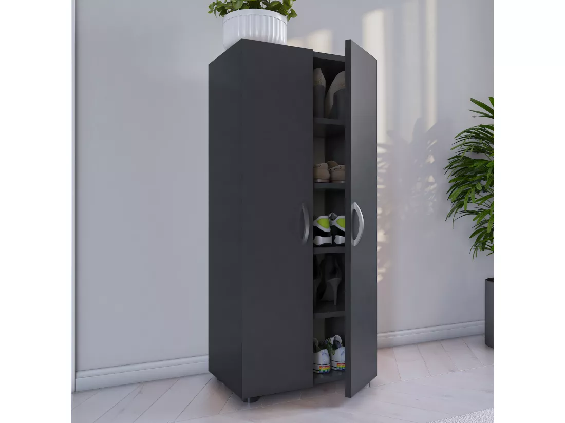 XL Bois Grande armoire à chaussures Ulas 5
