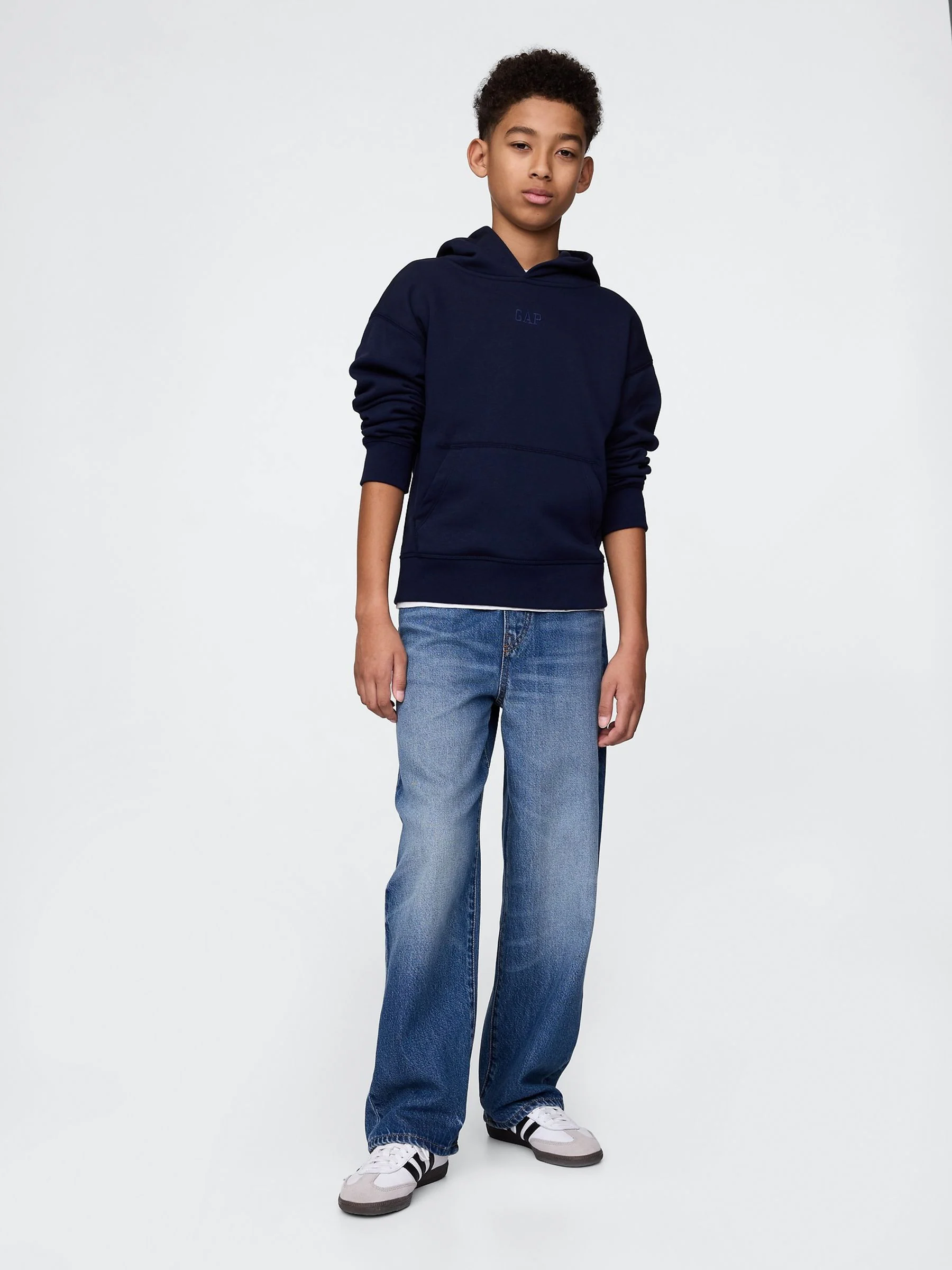 Gap ultrazachte baggy jeans met elastische taille (4 - 13 jr)