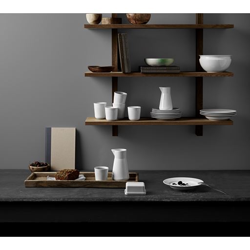 Eva Trio Legio Nova Dyb Tallerken, Hvid, Ø25 cm