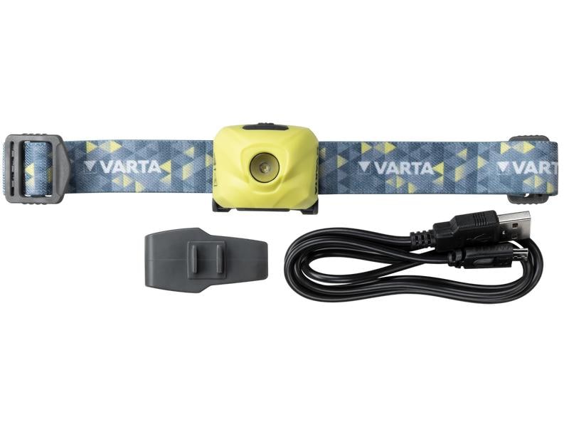 Varta Stirnlampe Outdoor Sports Ultralight H30R Hellgrün Kopflampe