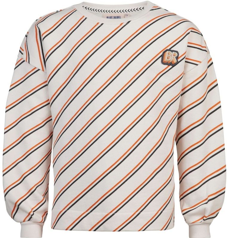Blue Rebel meisjes sweater - Ecru