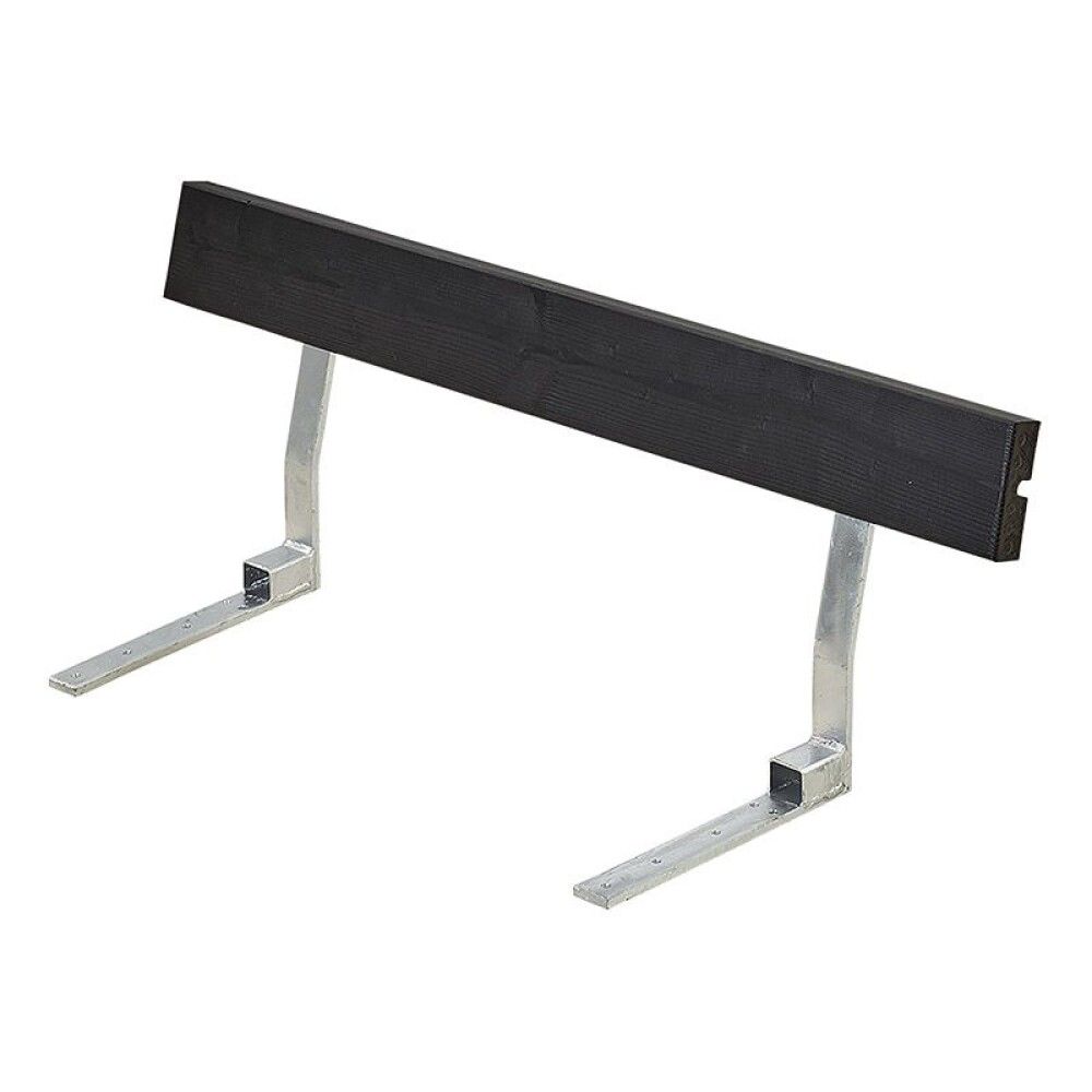 RYGGSTØTTE PLUS TIL BORD/BORDSETT SVART 118X33,7 CM
