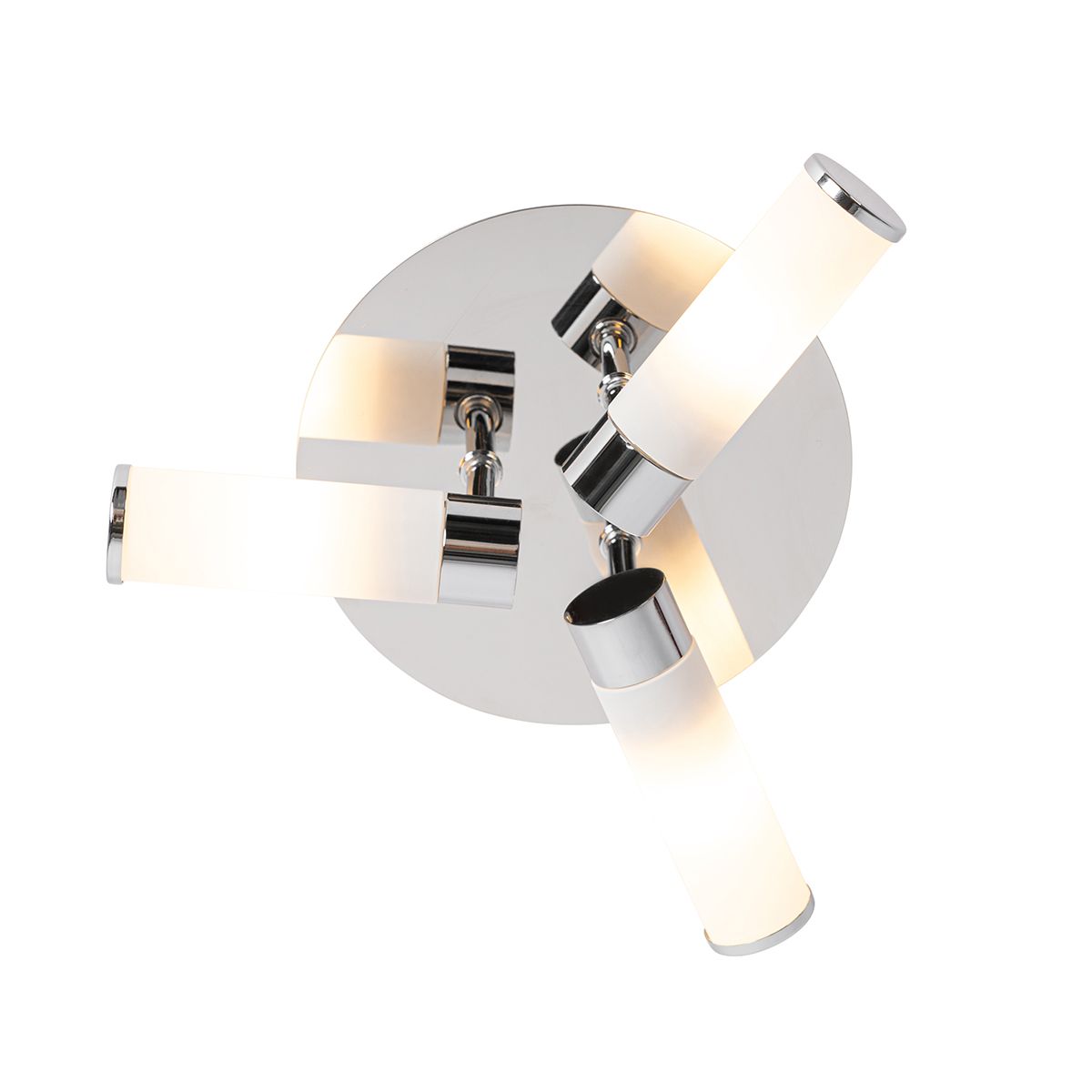 Moderne badkamer plafondlamp chroom 3-lichts IP44 - Bath
