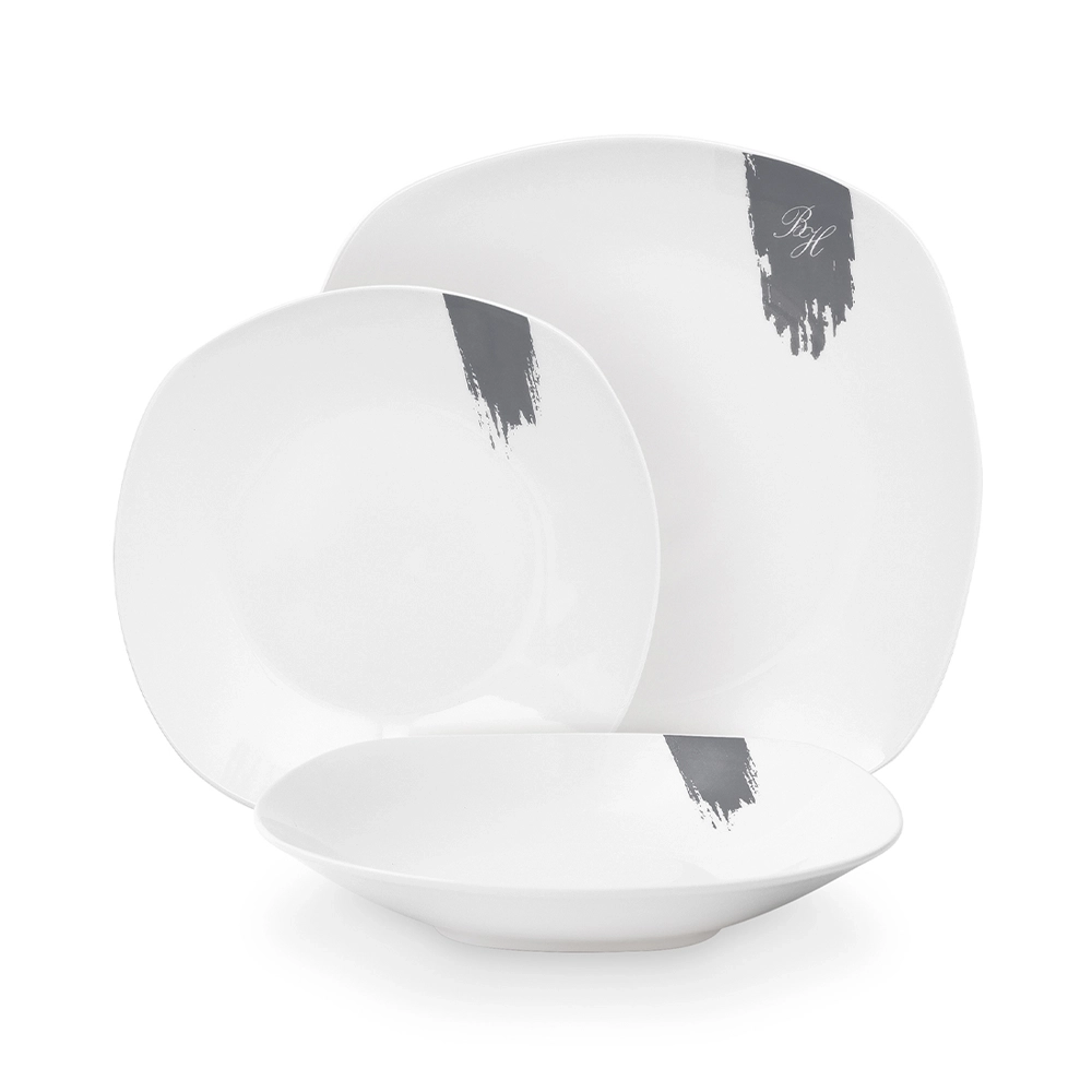 Berlinger Haus 18-teiliges Porzellan Teller-Set Aspen Collection