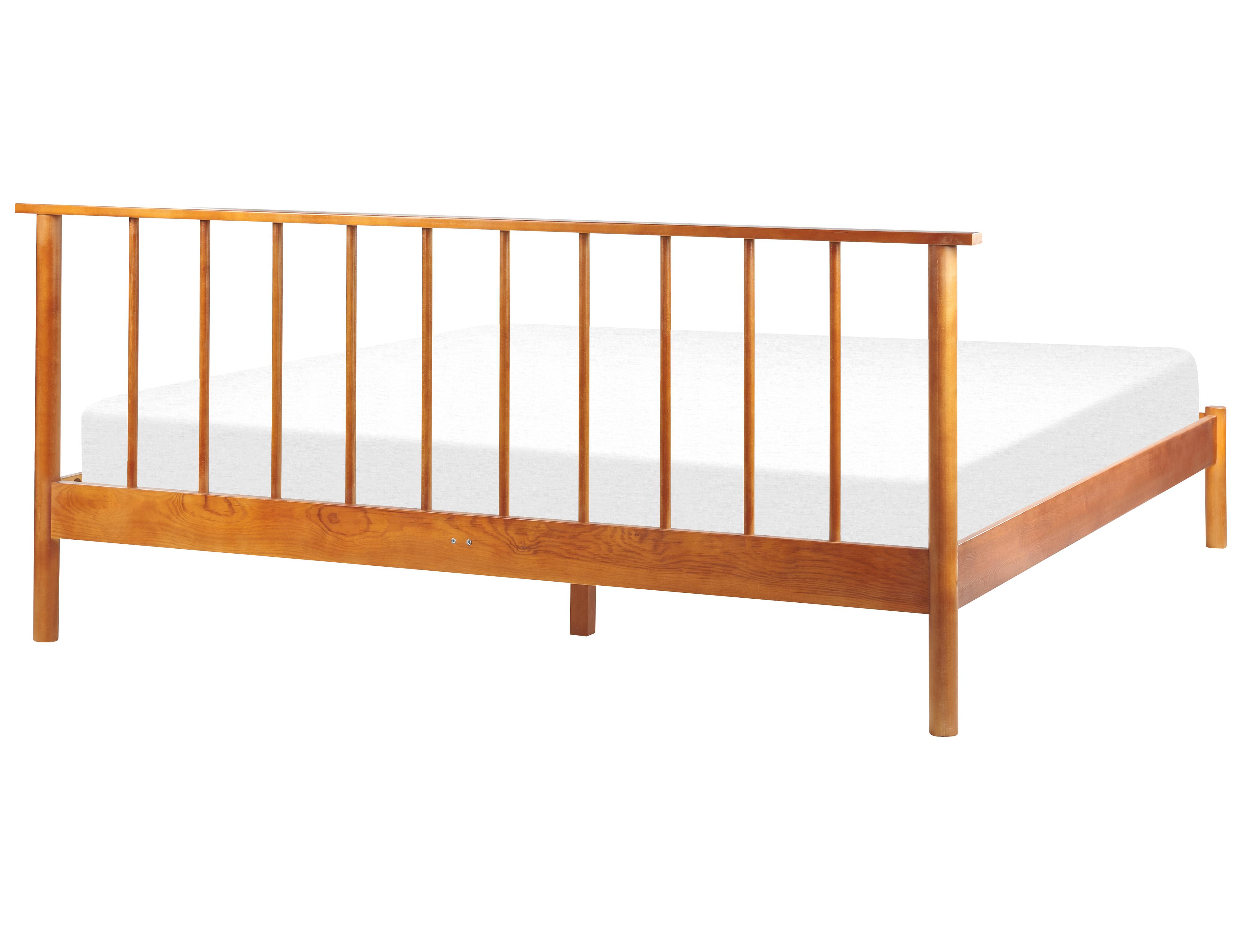 Bed Dennenhout BARRET 180 x 200 cm Bruin