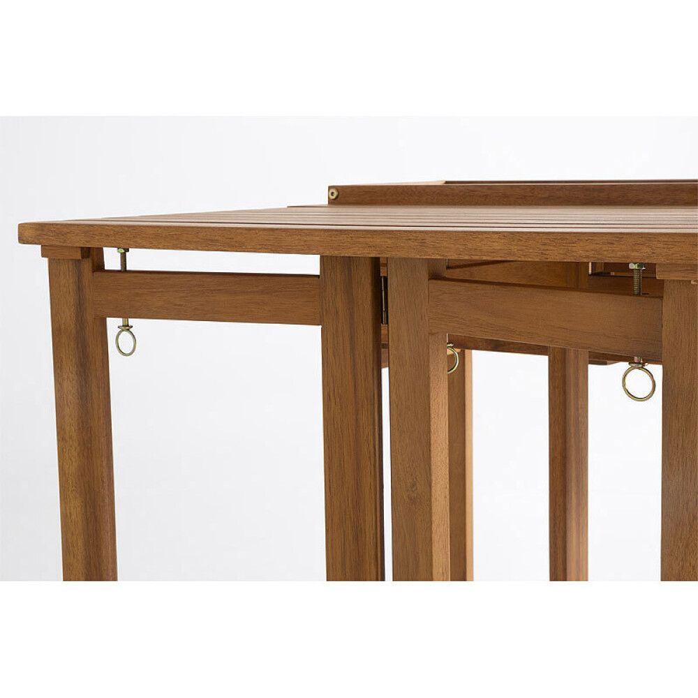 CAFÉSETT SUNFUN FYRIS BORD + 2 STOLER NATUR
