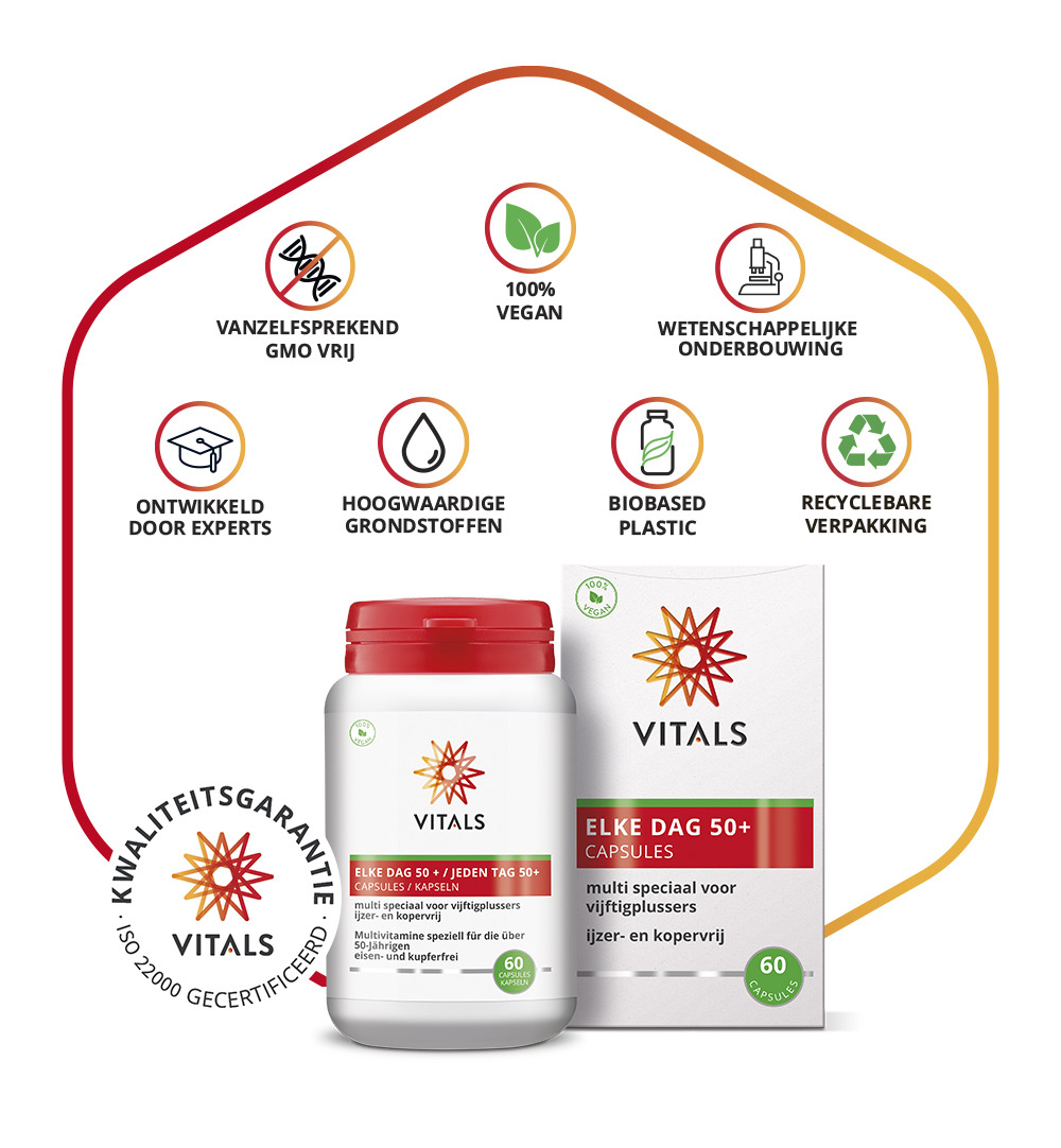 Vitals Elke Dag 50+ (60 capsules)