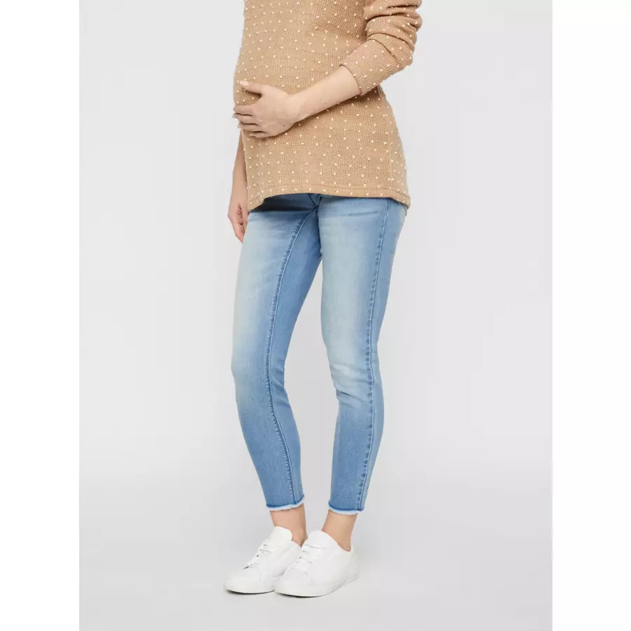 mama;licious Umstandsjeans MLJULIA Medium Blue Denim