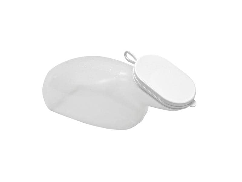 Sundo Urinflasche für Frauen mit Deckel 1 L Urinal zur Anwendung im Sitzen und Liegen